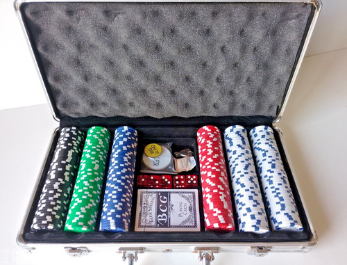 Malette poker 300 - 300, jetons