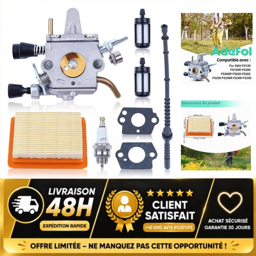 Kit carburateur stihl fs120 - carburateur,