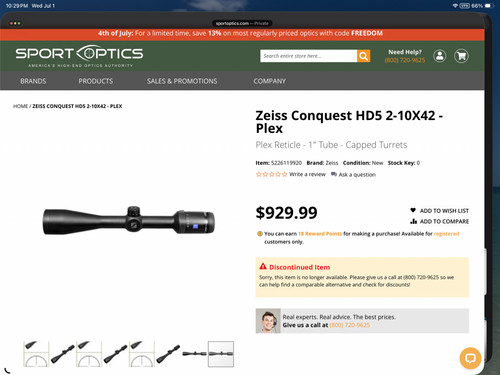 Zeiss conquest rifle - zeiss,