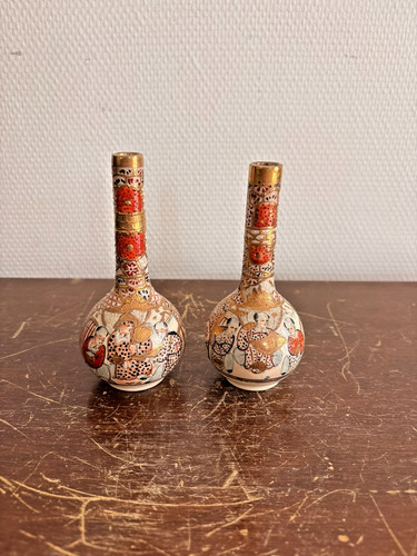 Ancien paire vase miniature - ancien,