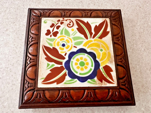 Dessous plat ancien 24x24 - de,