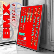 Stickers repro BMX Vintage