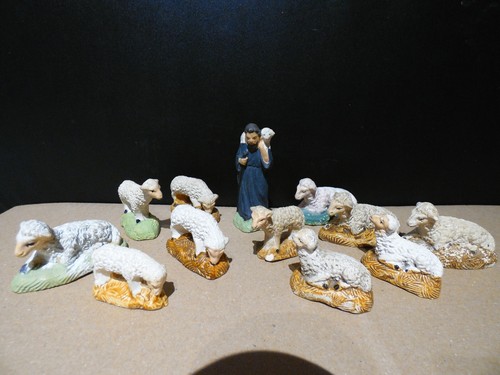 Lot ancien santon creche - , de