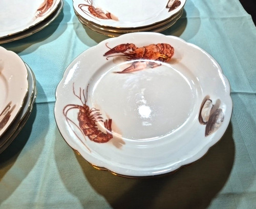 Assiettes poisson a - 10,