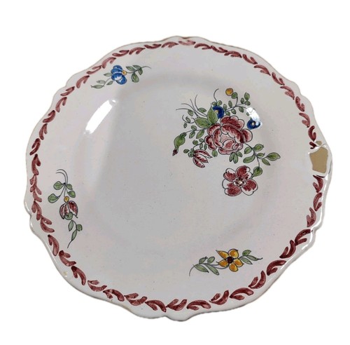 Assiette ancienne faïence - ancienne,