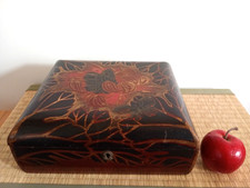 grand coffret/boîte en bois