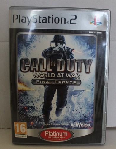 Jeu ps2 call duty - duty, world