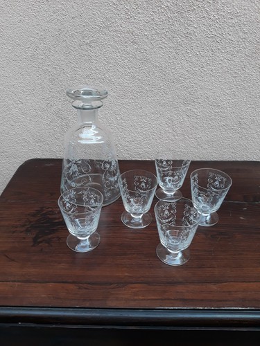 Service verres carafe cristal - verres,
