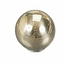 Boutons de meuble boule en laiton poli-diamètre 25mm BRICOZOR