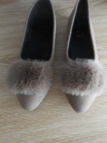 Belles ballerines avec pompon