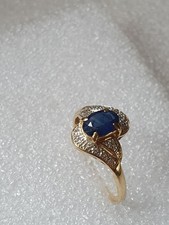 Bague Or 18 carats saphir