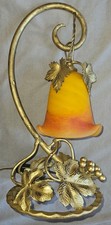 Lampe fer forgé  Vigne Vierge