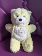 Peluche Ancienne Ours Jaune