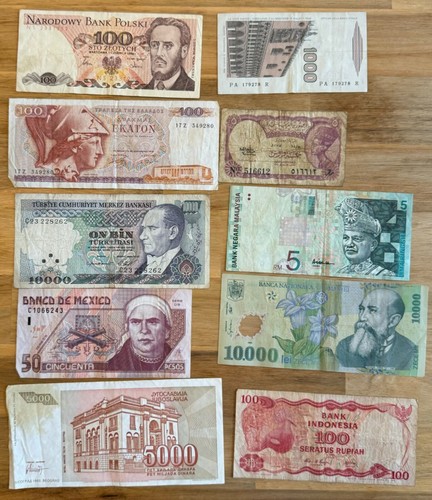 Joli lot billets - 10,