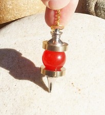 PENDULE * QUARTZ ROUGE  MICRO