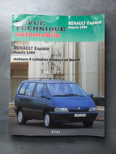 Revue technique renault - revue, espace