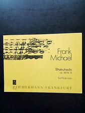 PARTITION - FRANK MICHAEL - Shakuhachi op 38 n°5 pour flute seule