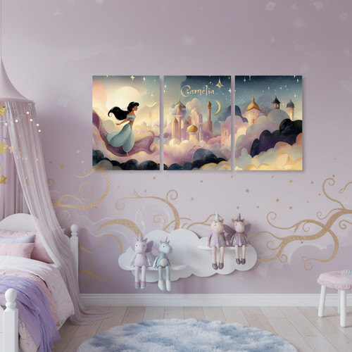 Tableau toile jasmine - tableau,