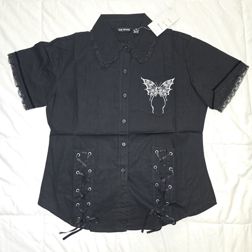 Dead threads gothic - threads, butterfly