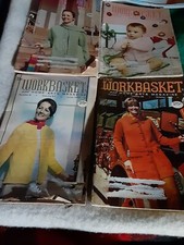 4 Vintage Workbasket 1971 1972 Home Arts Magazines 1970s Crochet Knitting Crafts