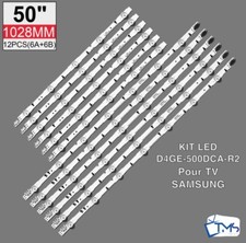 KIT LED (12 PCS) - D4GE-500DCA-R2 - Pour TV SAMSUNG UE50H5000 UE50H6200/6400