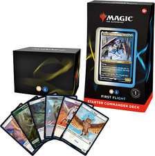 Magic: the Gathering Starter Commander Deck – First Flight (White-Blue) | Ready-