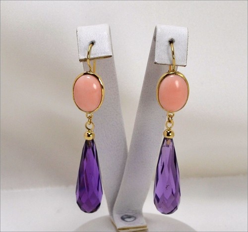 Boucles oreilles or jaune - en,