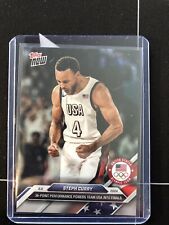 2024 Topps Now Paris Olympic Games TEAM USA #22 Stephen Curry  NBA Golden State