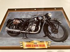 Gnome Rhône 350 Major 1935 fiche carte moto passion collection Atlas