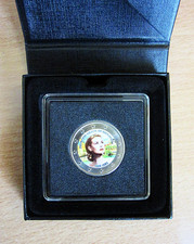 §§COFFRET  2 euro COLORISEE DE LA "PRINCESSE GRACE KELLY " PIECE 2E NON CIRCULEE