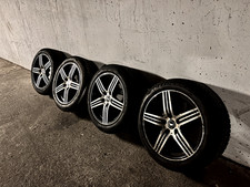 Roues hiver 245/45/18 BMW Pirelli sottozero runflat sur jantes alu Rondell