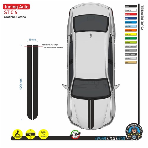 Adhésifs bandeau racing auto - adhésifs,