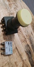 Tête LNB multiswitch Quattro universel Humax + Commutateur satellite DiseqC 2 en