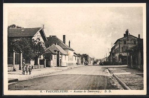 Cpa vaucouleurs avenue - cpa, vaucouleurs,