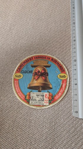 étiquette ancienne fromage - ancienne,