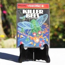 Rétrogaming jeu vidéo cartouche Videopac Philips Killer Bees La Ruche Infernale