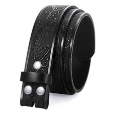 Ceinture en cuir western pour