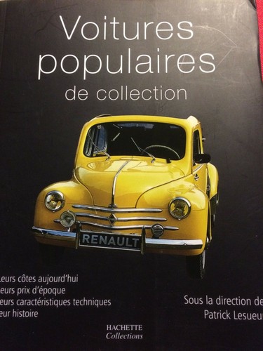 Livre voitures populaires - livre, de