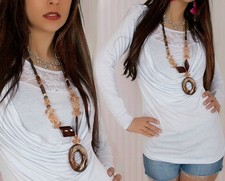 Sexy Miss Femmes Double Chute D'Eau Dentelle Haut Manches Longues 34/36/38