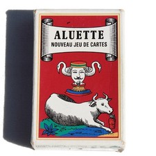 Jeu de 48 cartes Aluette en boîte / sans la notice / France Cartes