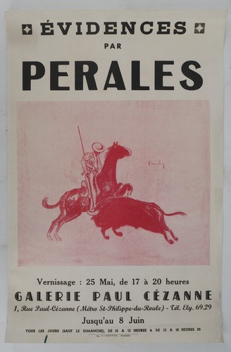 Affiche art perales - [affiche, d'art]