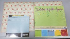 Scrapbooking Lot Paper 3D Stickers Ribbon Frame Template Boarders Brand New 