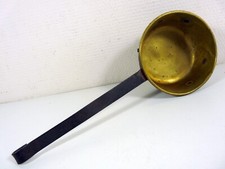 Louche à Eau Cuivre et Fer Forgé Haute Epoque L - 37 cm