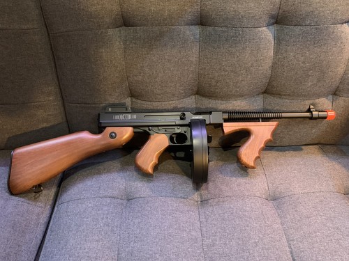 Airsoft cybergun thompson with - airsoft,