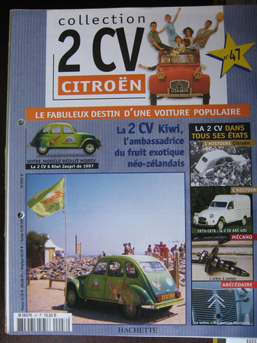 Fascicule citroën 2cv 47 - 2cv.,