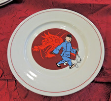 Assiette Hergé Tintin Tables