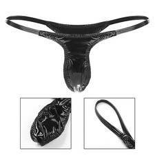 Sous-vêtements en cuir noir