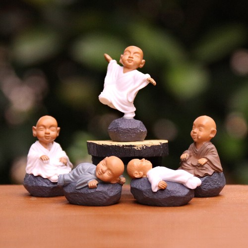 Set mini moine bouddha - 4,