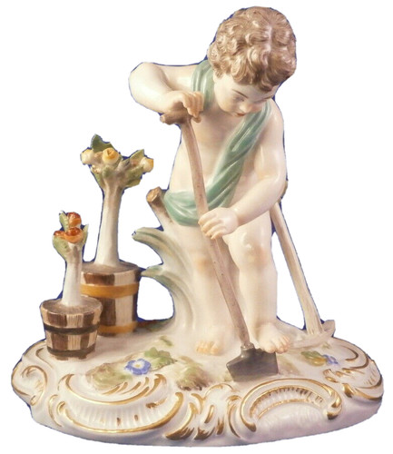 Meissen figurine porcelaine - meissen,