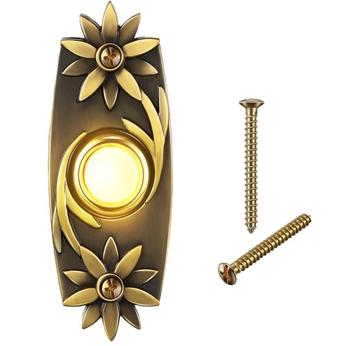 Bouton sonnette métallique